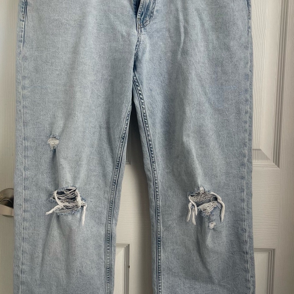 GAP Split Hem Mid Rise 90’s Loose Fit Jeans